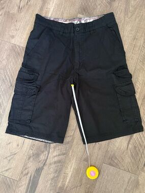 Men's Airwalk Black Cargo Shorts